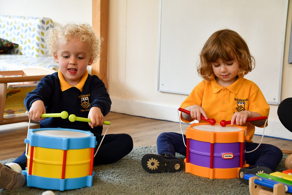 StEdsPrePrep's tweet image. Nursery Willow had a fantastic time today, practising their drumming and singing their favourite songs. A great way to nurture imagination, develop fine motor skills and encourage musical talent! 🎶