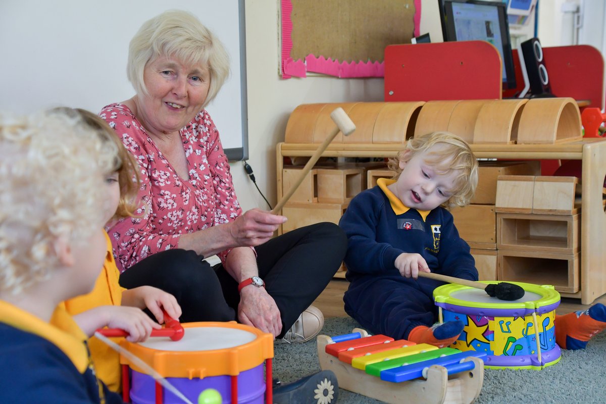 StEdsPrePrep's tweet image. Nursery Willow had a fantastic time today, practising their drumming and singing their favourite songs. A great way to nurture imagination, develop fine motor skills and encourage musical talent! 🎶