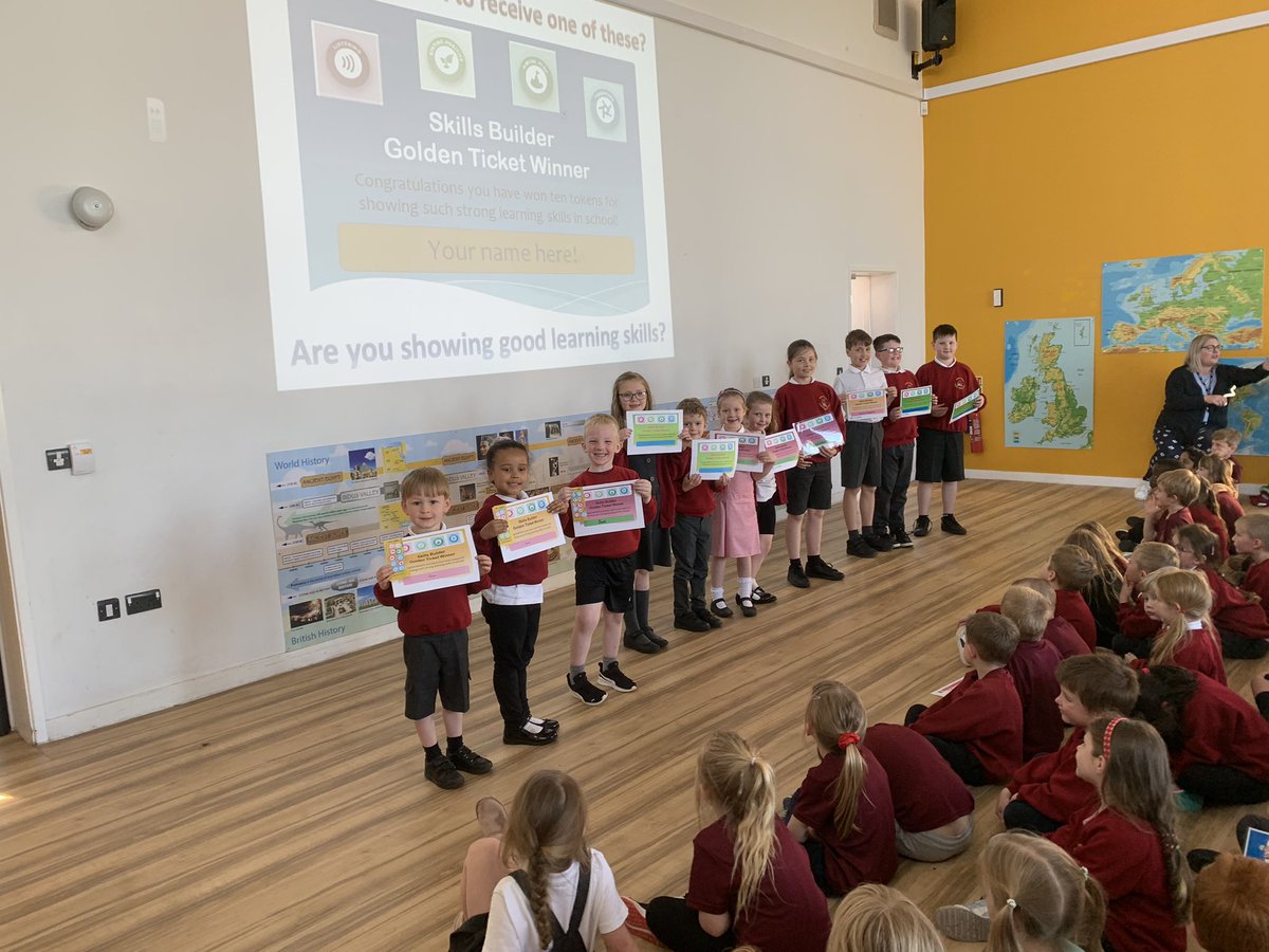 mdcpschool's tweet photo. Well done to our pupils of the week for being resilient and our Skillsbuilder certificate awardees. Ocelots early Grylls for their 100% attendance. https://t.co/9nGGKHkiKD
