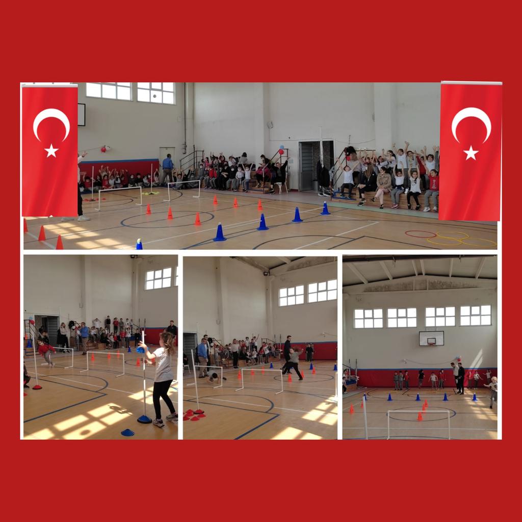 corlubk's tweet photo. İlkokul öğrencilerimiz 23 Nisan Ulusal Egemenlik ve Çocuk Bayramı haftasını spor etkinlikleri ile coşkulu şekilde kutladılar. 🤸‍♂️🎈 https://t.co/Le0qLk4MSx