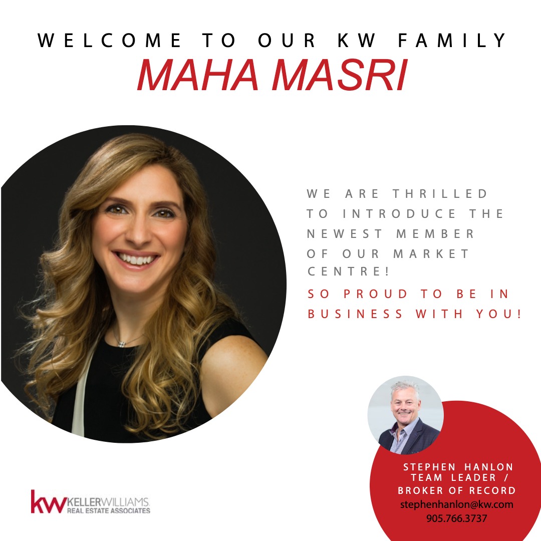 kwmississauga's tweet photo. Please join us in welcoming Maha Masri to the Keller Williams Real Estate Associates family! https://t.co/tAkqiYdBgS