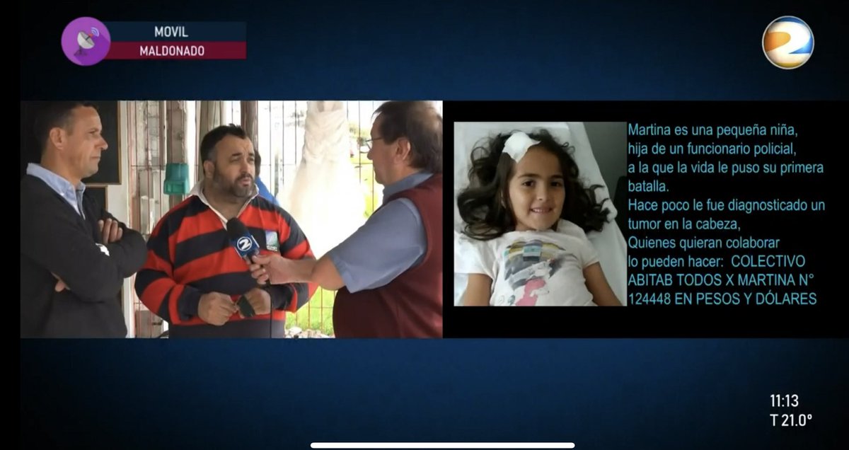 canal2sancarlos's tweet photo. Todos x Martina. Martina es una pequeña niña, hija de un funcionario policial, a la que la vida le puso su primera batalla.Quienes quieran colaborar lo pueden hacer:
COLECTIVO ABITAB
TODOS POR MARTINA
NÚMERO 124448
EN PESOS Y DÓLARES https://t.co/99pwcFoyOE