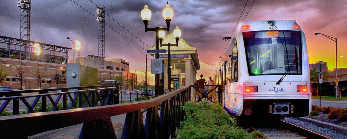 NorfolkTides's tweet photo. Happy #EarthDay! @gohrt_com is offering no fare rides on the light rail, so you can ride for free to Harbor Park! 

Come party with @DJCanRock pregame with drink specials from 6 - 7 p.m., with first pitch at 7:05! https://t.co/Tm6DlpXSAs