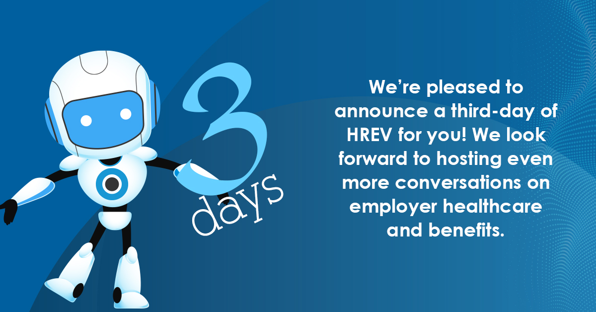 We are excited to announce a third day of Healthcare Revolution!

Register for free to hear about the latest, most effective strategies, techniques, and tricks in self-funded #employer #healthcare, #benefits, and #wellbeing: healthcarerevolution.com/register?utm_c…