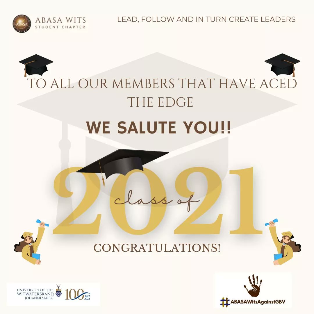 ABASA_WITS's tweet photo. Today we celebrate our graduates 😊❤
Congratulations to all our members that graduated ❤😀 thank you for leading us academically, we have been inspired 😊😊

#witsGraduate 
#wits100 
#abasawits https://t.co/1xmo6MKule
