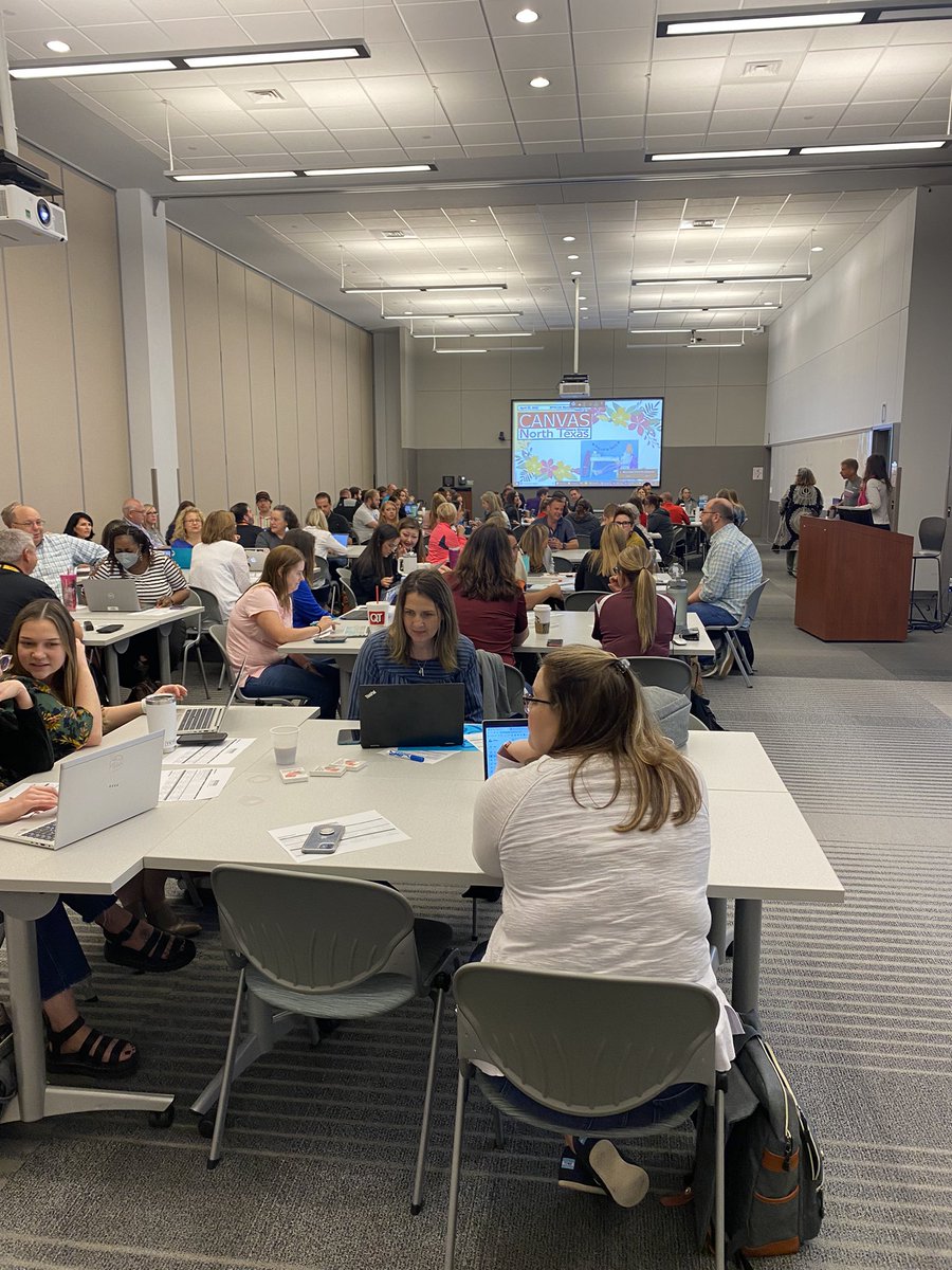 We have a full house @ESCRegion11 for #NTXCUG! It is so nice to be back together! 💛 @URockEdu