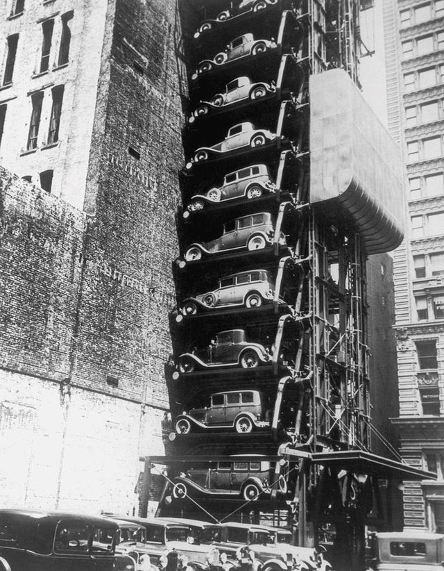 Just completing this 6-car stacker in Surrey...only to find we were top-trumped!