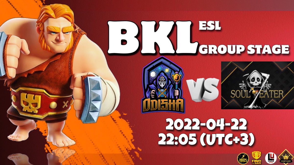 Vendredi, début de week-end ‼️

20h on commence avec <a href="/FrenchCup/">French Clash Cup</a> 
<a href="/4in1_COC/">4 in 1</a> 🆚 @Acceptance_Coc_ 

Puis à 21h en <a href="/BKLeague_ru/">BlitzKrieg League</a> 
<a href="/odishafamily/">Odisha Family</a> 🆚 Souleater 

↬ twitch.tv/lexgo_tv