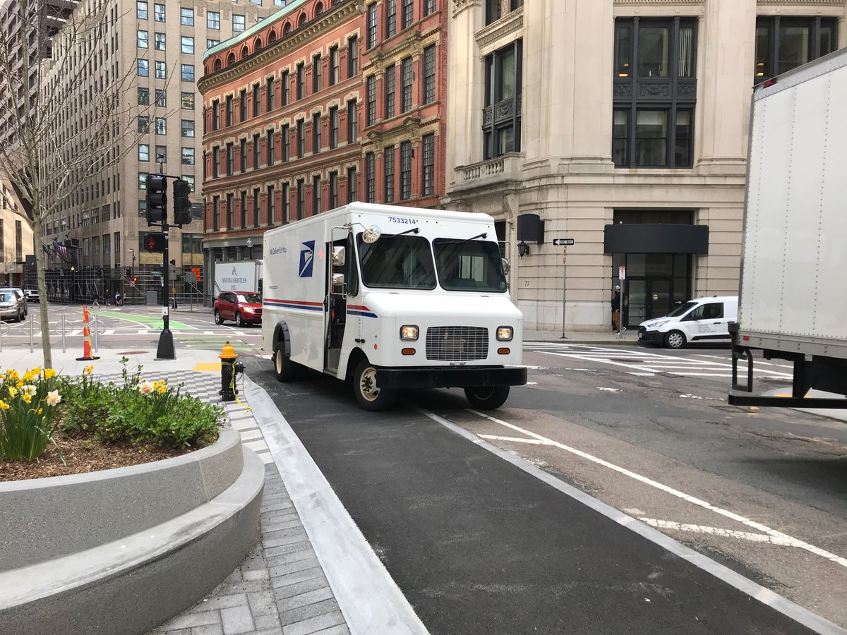 graphingparking's tweet image. People are just ideologically committed to parking in the bike lane. Notice the perfectly empty and legal spots these drivers declined to use.