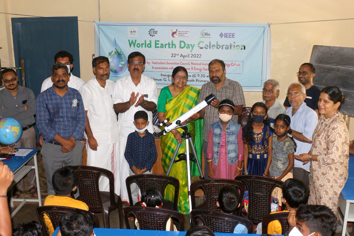 ieeepes_sb_nitc's tweet image. As part of IEEE PES DAY 2022 and World earth Day 2022
IEEE PES SBC NITC and Institute Innovation council NITC jointly organized Earth day awareness program at Govt LP School Chenoth.

@nitcofficial @IEEEKerala @ieeepesday @ieeepes_sb_nitc @ieee_pes @ieeepesks @IEEEYP