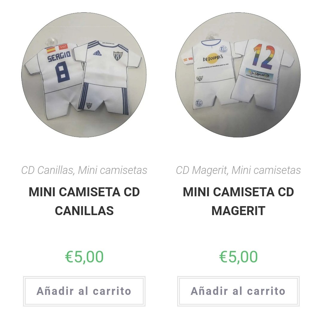 ❤️ ¡Que se sepa de qué equipo eres!

🚗 Pon nuestras minicamisetas en tu coche y presume de afición

💸 5€

📸 Aquí tienes algún ejemplo

👇👇👇

💻 detoomas.com/categoria-prod…