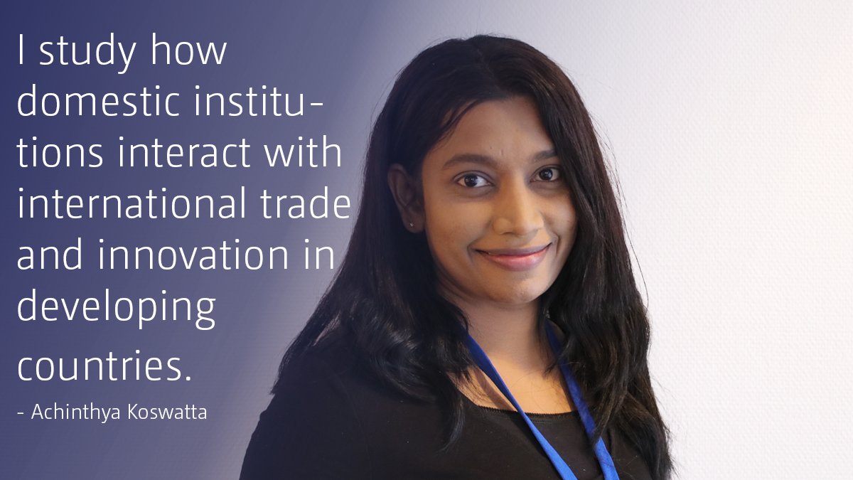 UNUWIDER's tweet photo. During their time in Helsinki, Visiting PhDs can utilize the resources at UNU-WIDER for their PhD dissertation.
Achinthya Koswatta is a visiting PhD, who is a student at @Swinburne in Australia. Meet Achinthya and others: https://t.co/qtfJ07IlL3
#WIDERNetwork https://t.co/P41CQsDuUr
