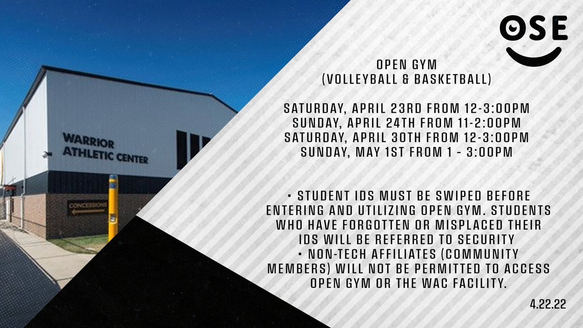 IndianaTech_Int's tweet image. OPEN GYM!