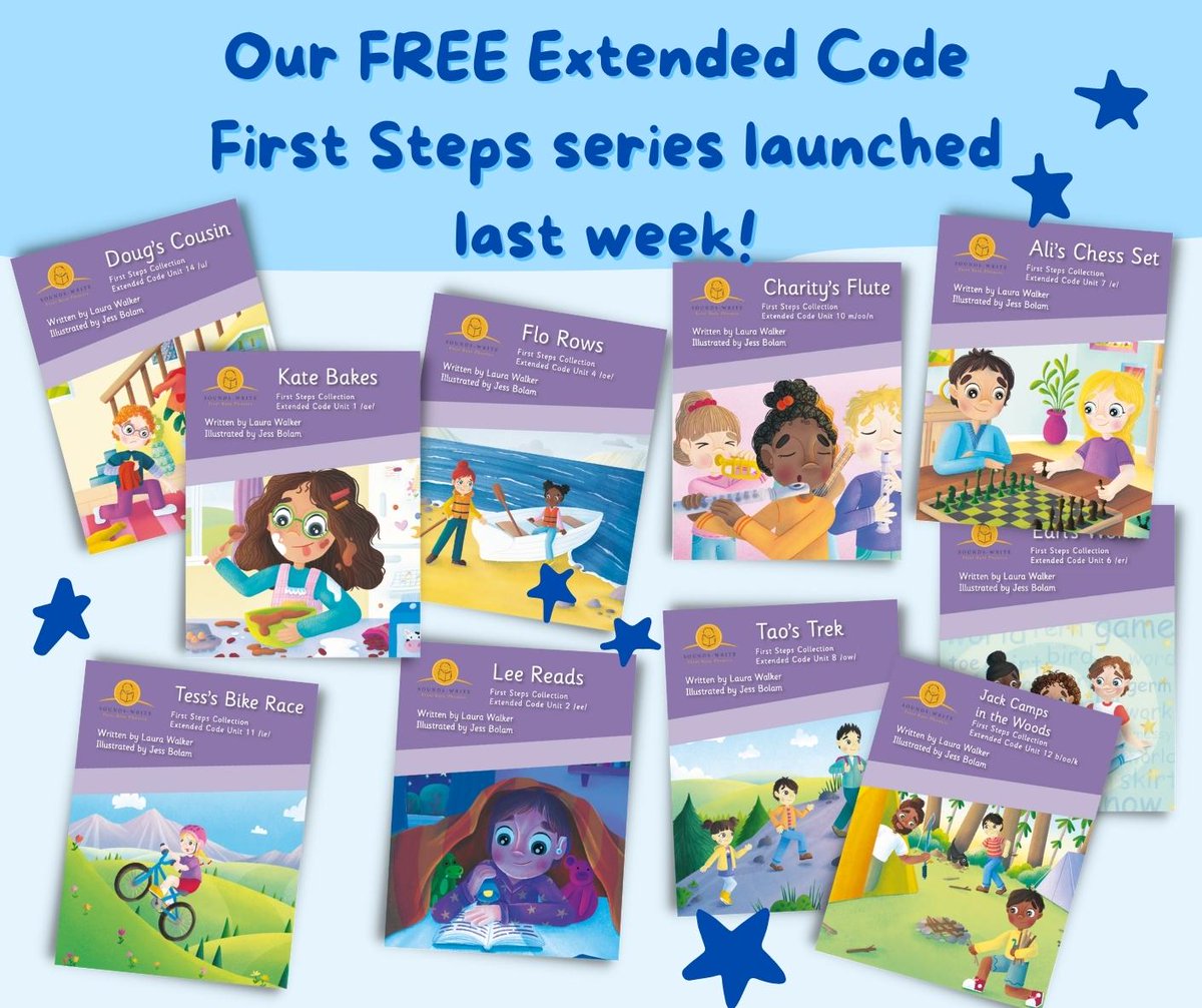 SWLiteracy's tweet photo. 📣📣 Did you know we launched a free extended code series last week?? 📣📣
Click here to get the free e-books: https://t.co/QN7zJcrUdF https://t.co/8BWX7QXVSP