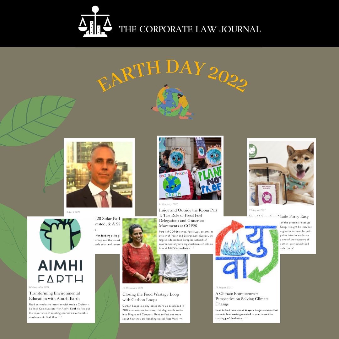 TheCLJ_'s tweet photo. 🌏Happy Earth Day everyone!
👉🏼Click here to read our past articles! https://t.co/4ecCA8Donw
#cljweekly #earthday #climatechange #sustainability #pollution
@Leon_Vandenberg
@SunifiedEnergy
@GTechpreneur
@YEEnetwork
@AimHiLive
@vaayutech https://t.co/vd510MzXZl