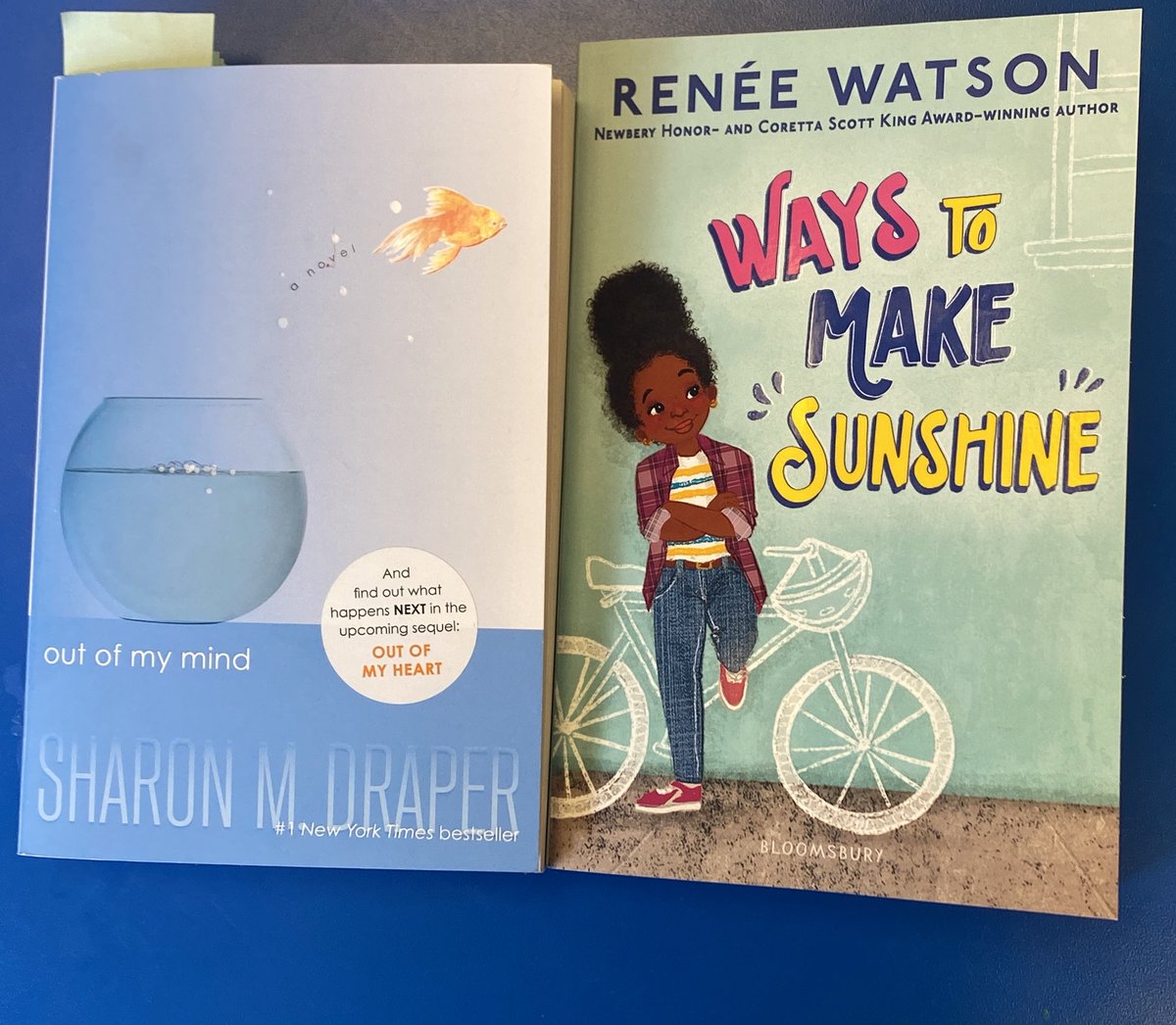 DrTayjay2015's tweet photo. Enjoyed reading 2 great novels as a class and having the opportunity to vote for the 2022 Milner Award ๐
This year's nominees are Sharon Draper and Renee Watson. Students โค๏ธ both books! This was not an easy decision! @PTMGL #ReadtoVote https://t.co/45qRUgArC5