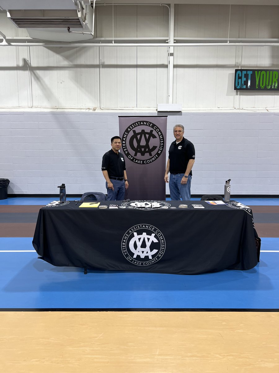 The Veterans Assistance Commission of Lake County sponsored a booth at the 20th Annual Zion Township Senior Resource Day. VAC Chief of Staff John Murray and VSO Allan Lacson were on hand to meet and greet. Sheriff John Idleburg also stopped by with Township Supervisor Cheri Neal.