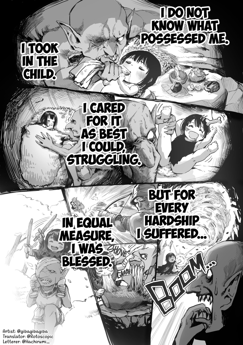 Hachirumi_'s tweet photo. Son of Goblin

In collaboration with @rotoscopic.

Translated with @gibagibagiba's blessing! https://t.co/z3MMmvfqTe