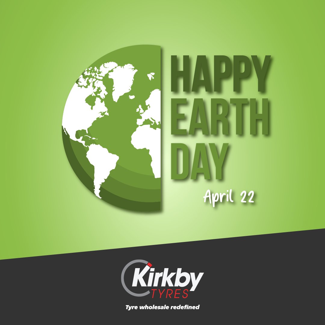 Happy Earth Day from all the team here at Kirkby Tyres UK &amp; Ireland.

We're doing our bit this year by phasing in an all electric vehicle fleet, installing an additional 6 vehicle charging points and more to be confirmed later in the year!

#sustainability #earthday #wholesalers