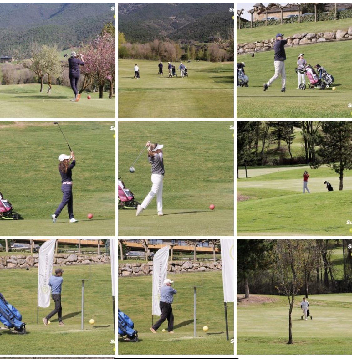 CreandSupport's tweet photo. #golf
➡️Fotos: https://t.co/TeMBGdKE01
⛳1a jornada Trofeu Primavera, del Circuit Nacional de la @FederacioG, on està prevista la participació d'una vuitantena de golfistes de dels 10 fins als 75 anys
📌Aravell Golf
#Supportinggolf
📸 @comunicANDorra/ @creditandorra Supporting https://t.co/To9D5KKKiY