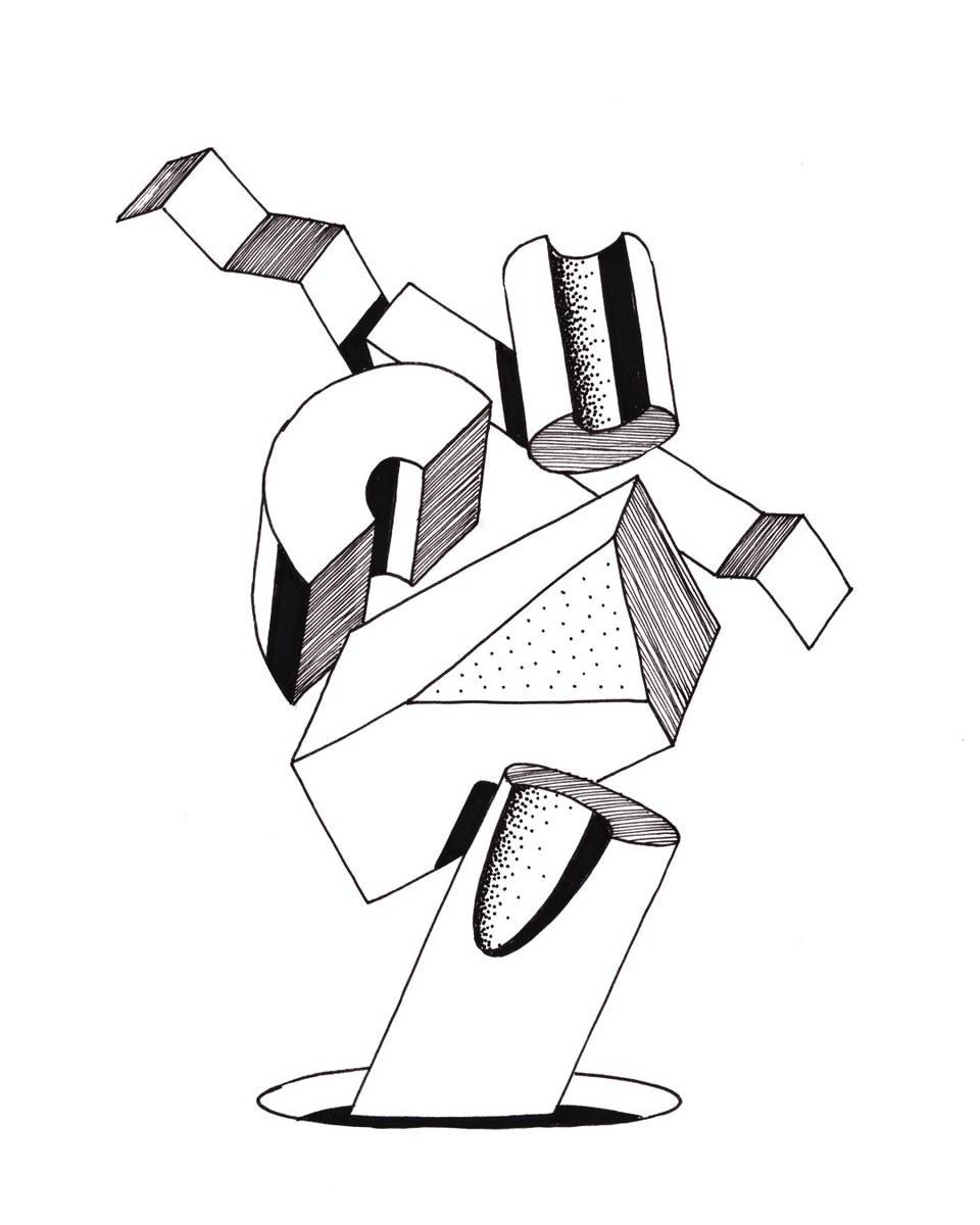 gaschka's tweet photo. Serial Super Solid 0038

25.10.2021
Andreas Gaschka
210 mm x 297 mm, Fineliner, ballpoint pen and marker on paper

#postmodern #architecturesketch  #fineart #architects_need  #abstract #blackandwhite #innovator  #drawing #buckuback #dotwork #modernism #solids #anticgi #sketch https://t.co/IJFbHugrLN