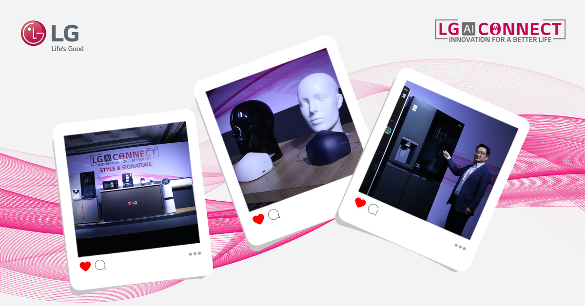 LGIndia's tweet photo. Here is a glimpse of the #LGAIConnect event. The launch of new AI equipped appliances, revolutionary technology and mind blowing features and much more.
Take a look.
#LGAIConnect #LGEvent #Event #LG #LGHomeAppliances #LGIndia #ArtificialIntelligence #Technology #Innovation https://t.co/Uwa7cgZeCx