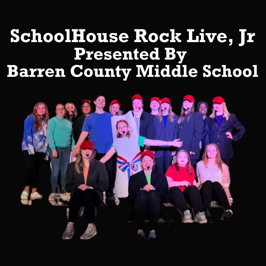 Come out to see a great show!  
Friday, April 22 @ 7:00 PM, BCMS Cafetorium
Saturday, April 23 @ 7:00 PM, BCMS Cafetorium
Sunday, April 24 @ 3:00 PM, BCMS Cafetorium
Tickets available at: barrencountymiddleschool.ludus.com/15990
