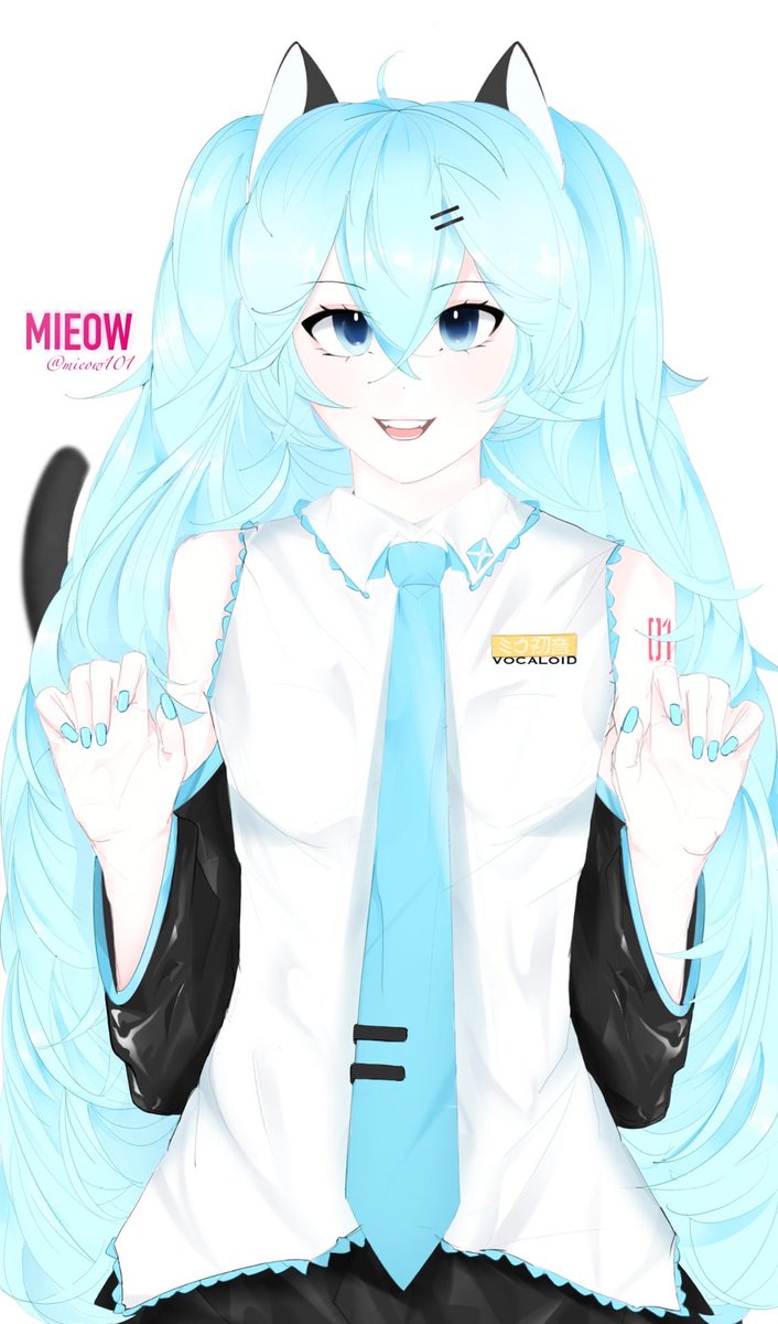 mieow101's tweet photo. #ミク初音 #mikuhatsune #miku_hatsune ^_^ https://t.co/zqbfWTAamh