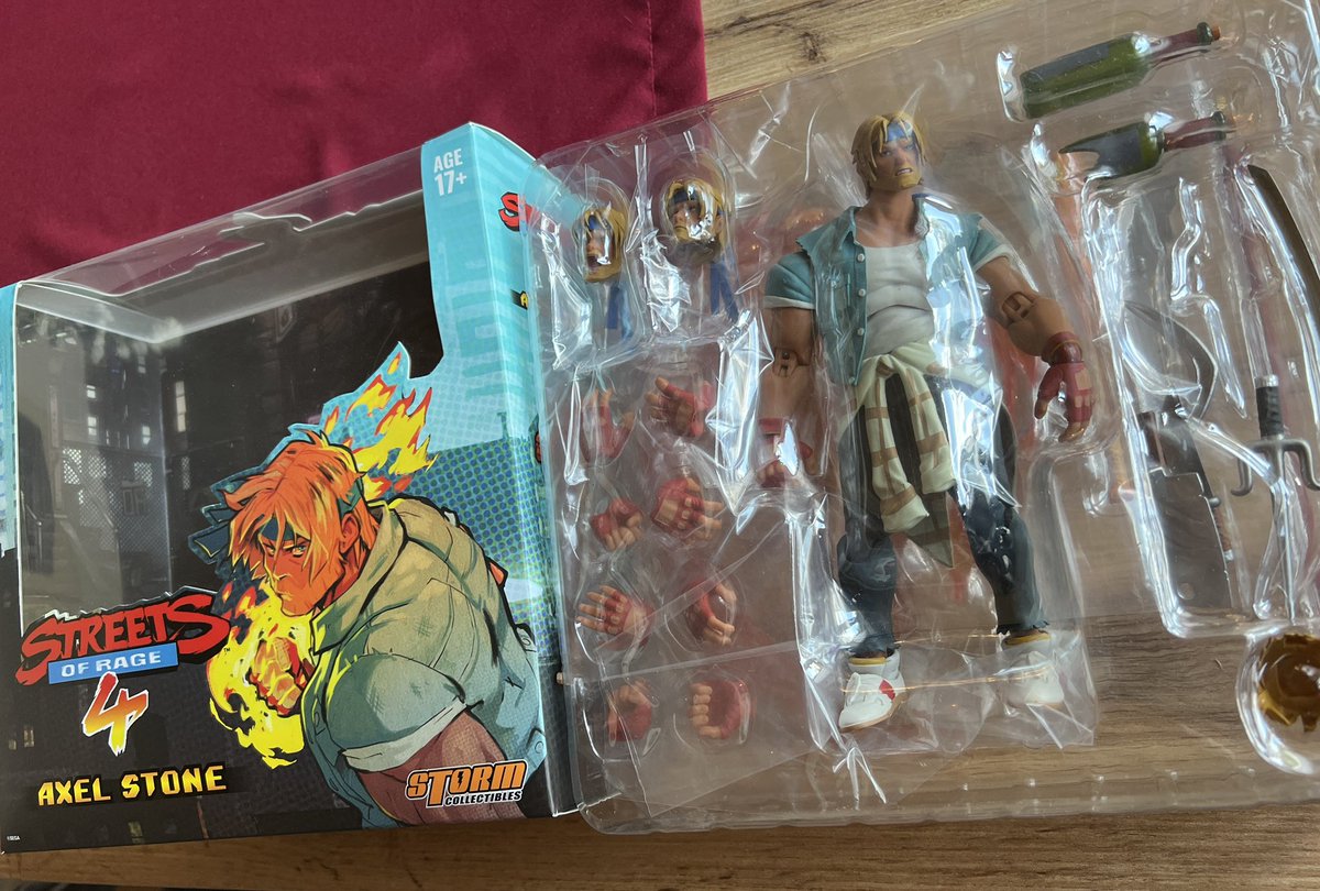 NoireFotografie's tweet photo. This guy just came in! Feels like an underrated figure to me. Design is great and his accessories are amazing!
- @ClubSEGA @StormCollectUs @stormcohk #StreetsofRage4 #axlstone #stormcollectibles https://t.co/CsJn6d4kiV