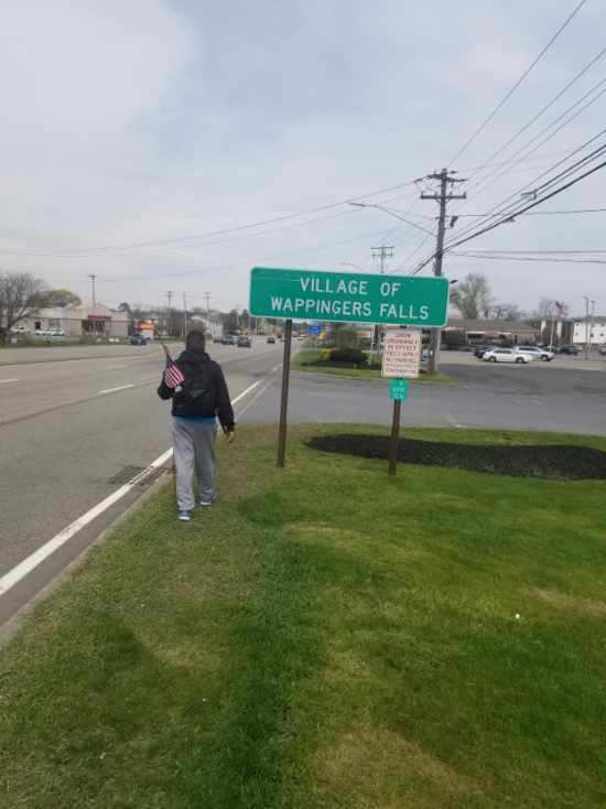 SammyRaveloNY's tweet photo. Today I continue my #WalkToAlbany day 4. Please join me on April 26th as we advocate for #crimevictims https://t.co/kYaCYH9V01