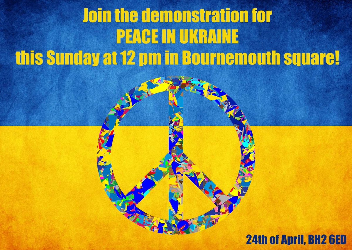 GeoS11830533's tweet photo. Would you like to do more for Ukraine but not sure how? Join us and find out the ways to support and connect with others helping! #Bournemouth #StandWithUkraine #StopTheWar #StopPutin #PeaceForUkraine #Bournemouthbeach #Ukraine #Bournemouthforukraine #ukrainiandao https://t.co/iesz9q4P5q
