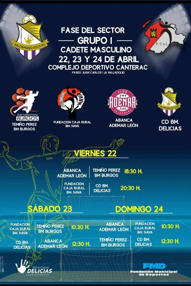 Este fin de semana la #CanteraNavera nos ofrece la Copa de Castilla y León infantil masculina, el Sector cadete masculino y un nuevo partido de #PrimeraNac del  #LecheMesenorBmNava 🤾🏻‍♂️

#GuerrerosNaveros 🔴⚪