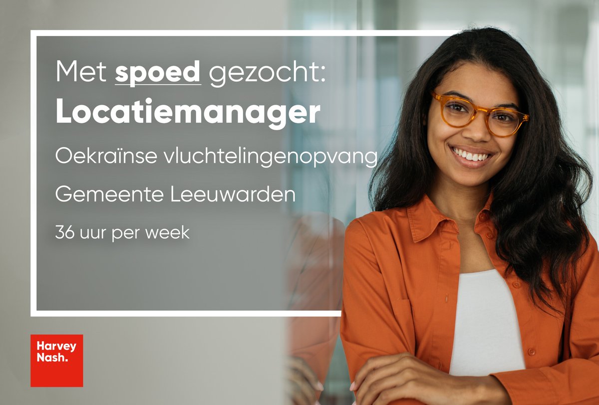 𝙃𝙪𝙡𝙥 𝙞𝙨 𝙝𝙖𝙧𝙙 𝙣𝙤𝙙𝙞𝙜!

Vind jij het belangrijk om je steentje bij te dragen deze tijd en je handen uit de mouwen te steken voor de vluchtelingen?

harveynash.nl/job/locatie-ma…