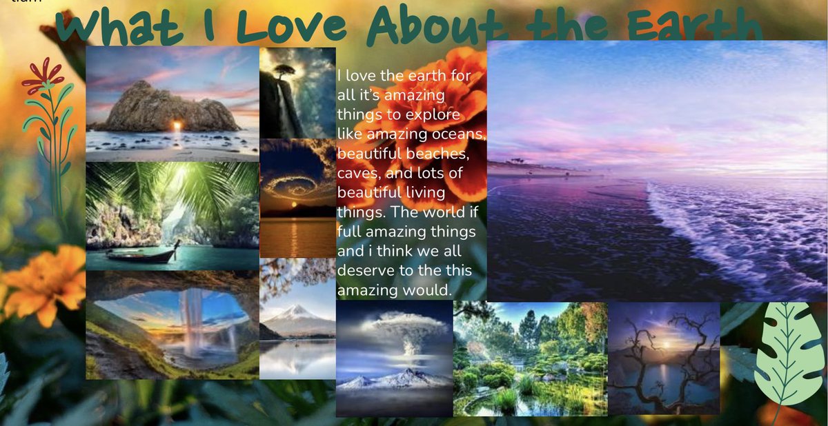 Today we celebrate everything incredible about this Earth. These young ecologists created beautiful photo essays to express what the Earth means to them. #EarthDay2022 <a href="/scdsboutdoors/">@SCDSBoutdoors</a> @SCDSB_LearnHome