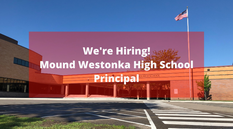 WestonkaHS's tweet photo. We're searching for the next great principal of Mound Westonka High School! At @thewestonkaedge, we pride ourselves on having Small School Advantages with Big School Opportunities that create Real-Life Success Stories for our grads. Learn more and apply: https://t.co/GH7fbZIB2j https://t.co/D6VIqBRrtV