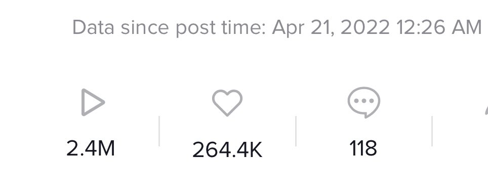 Going viral on TikTok again. Created a brand new account and 36hrs later we’re at 3M+ views, 300k likes, and nearing 2000 followers (from 3 videos).