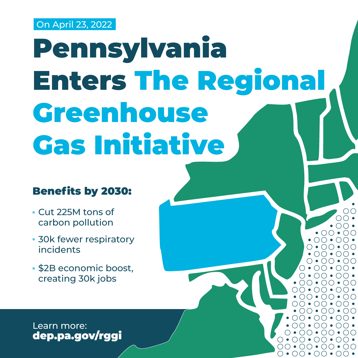 It's official.

I'm proud Pennsylvania is on the path to becoming a leader in the fight against climate change through the Regional Greenhouse Gas Initiative.