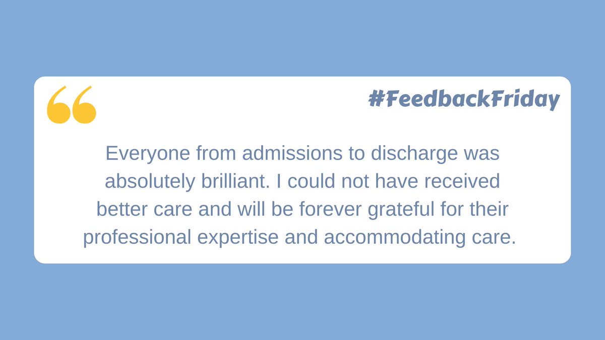 DCHFT's tweet photo. This week's #FeedbackFriday spotlight is on our theatre and recovery teams. We cannot thank you all enough for all your hard work and dedication to providing outstanding patient care. π #TeamDCH https://t.co/F8X2gryNrZ