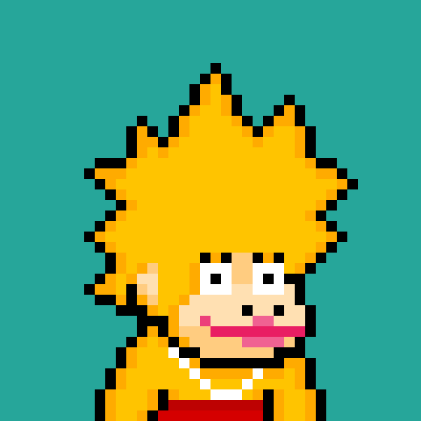 _trofy_'s tweet photo. More Simpsons inspired pixel art. They have been very intrigued by the $MAGIC of @SmolBrainsNFT https://t.co/llI5KJeNxz