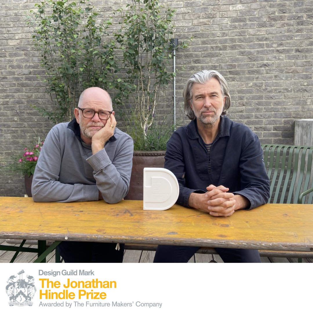 Luke Pearson and Tom Lloyd won the Jonathan Hindle Prize for T01 Cross Chair last year,⁠
⁠
Stay tuned to find out who wins this year! ⁠
⁠
<a href="/pearsonlloyd/">Pearson Lloyd</a> @TAKT⁠
⁠
#DesignGuildMark #Furniture⁠
 #award #britishdesign #furnituredesign #inspiration⁠ <a href="/luke/">luke</a>.n.pearson⁠