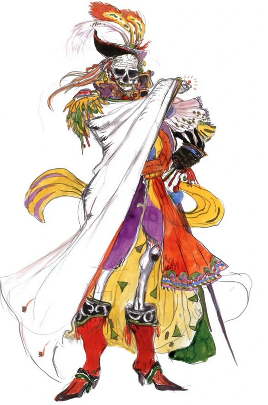 Gonna brain dump about this skeleton from Final Fantasy and nobody can stop me
