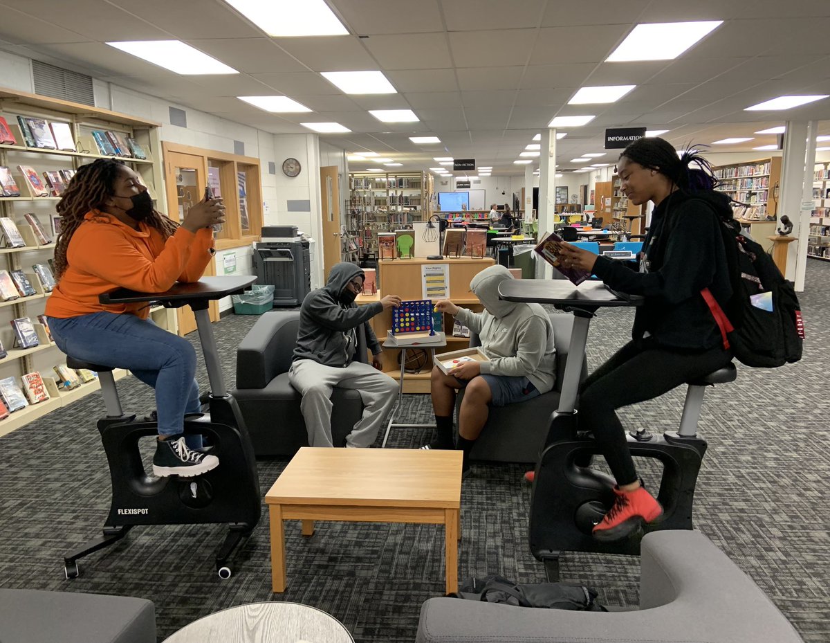 LSHS Library tweet media