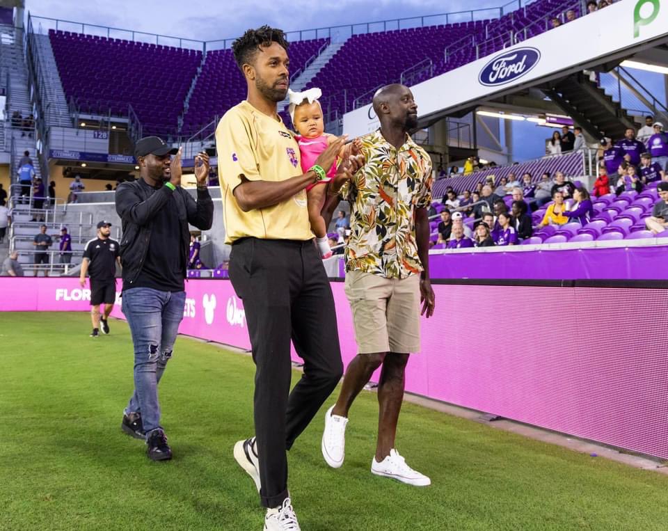 lawolum's tweet photo. Walking down a memory lane with @OrlandoCitySC fans and some old teammates. Thank you for the blessed occasion https://t.co/eh17kCzMrl