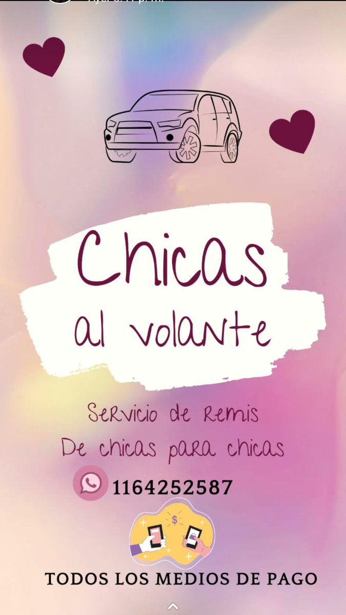 Agus_697_'s tweet photo. Si pueden compartir, son chicas de Merlo que están realizando remises para mujeres 💜💜 https://t.co/o1FeRrIoXZ