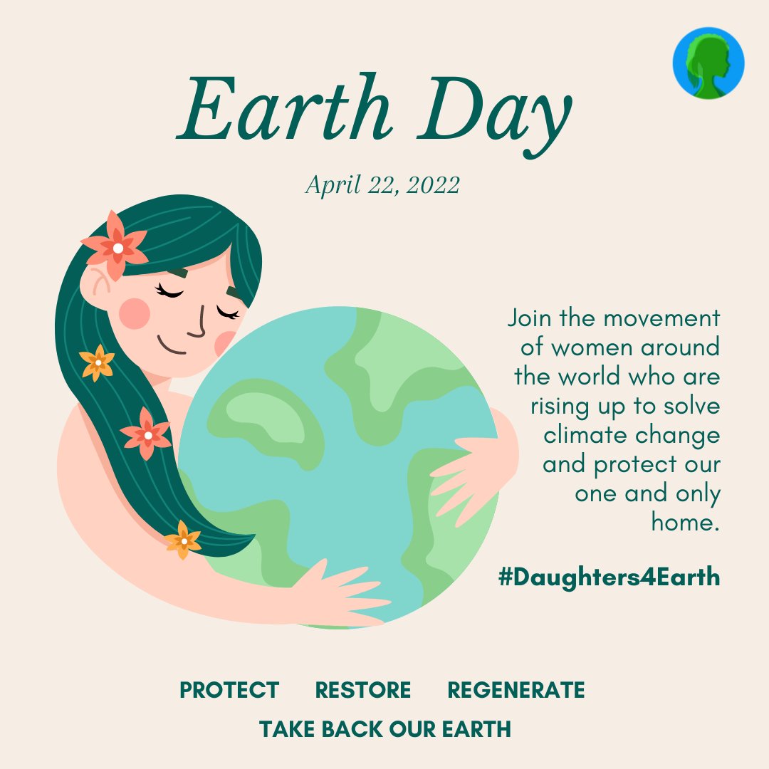 Daughters4Earth's tweet photo. Daughters for Earth is championing women-led efforts and getting critical funding to their on-the-ground climate solutions. 🌎

Join us: https://t.co/qkGXhiPk7Y

#daughters4earth #oneearth #philanthroactivism #climatesolutions #earthday #internationalearthday #earthday2022 https://t.co/GU8oncnWpT