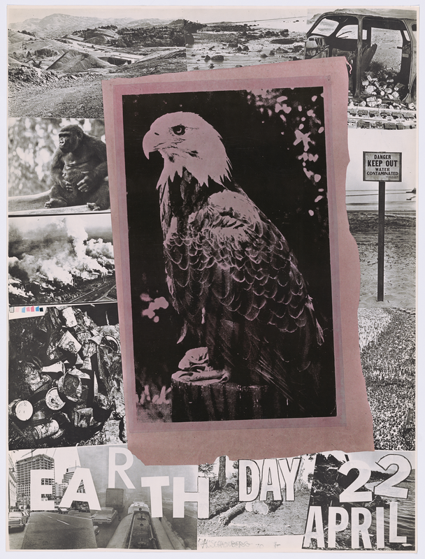 inaugural Earth Day poster designed by Robert Rauschenberg in 1970