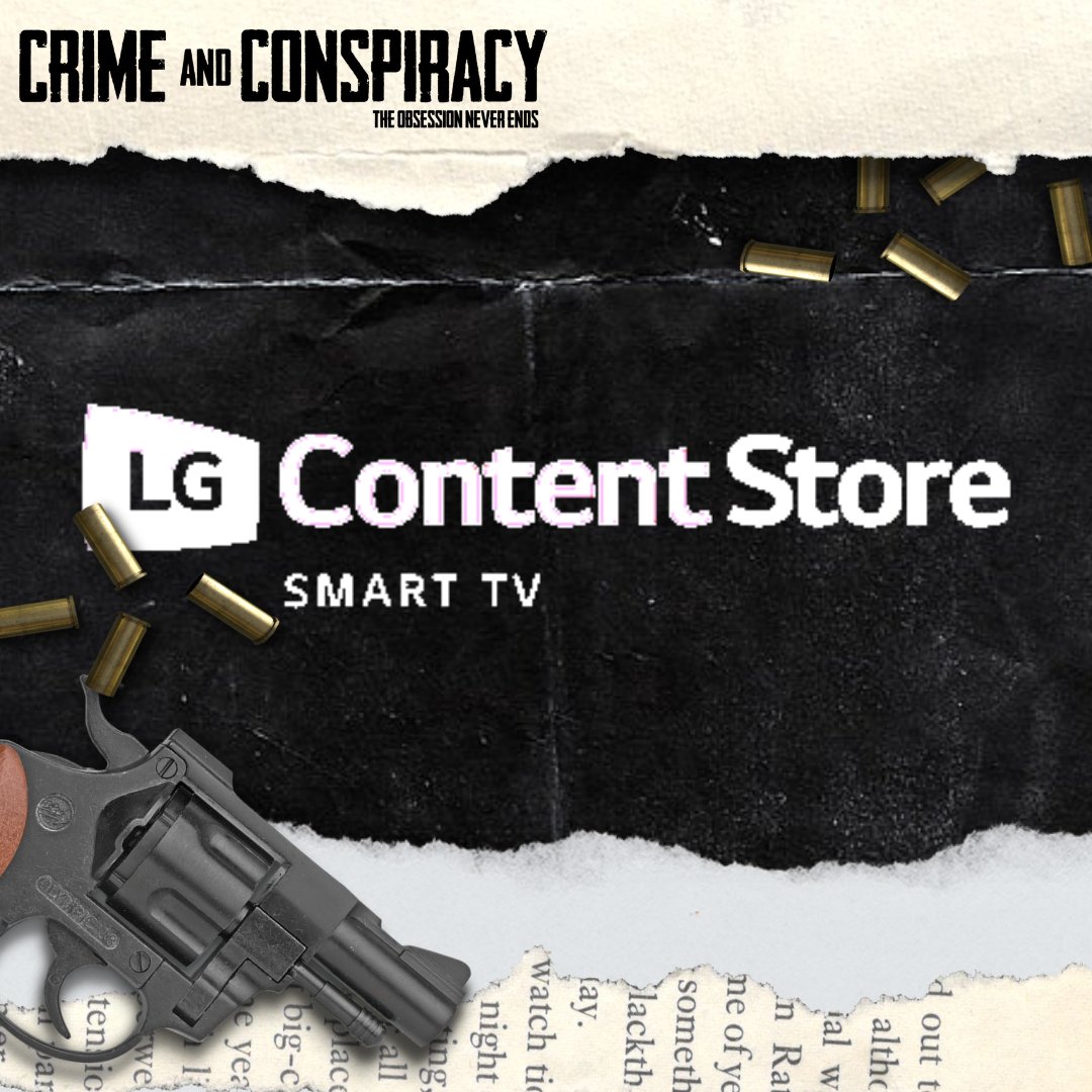 CrimeandCon's tweet photo. Crime &amp; Conspiracy Network is now available in the #LG Content Store for LG Smart TVs!

✅ Search Crime &amp; Conspiracy Network
✅ Download👉 https://t.co/GhbP2Umc3x
✅ Watch the Crime &amp; Conspiracy Network

#truecrime  #streamingnow  #download #conspiracy https://t.co/WES0woBE3c
