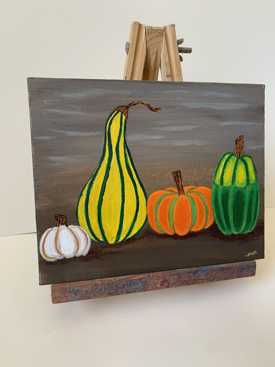 Luvbuzz_Art's tweet photo. “Gourds”, original acrylic painting on canvas board. Available in my @Etsy shop https://t.co/Ui3m8TWZ25
#artwork #Original #OriginalArtwork #acrylicpainting #gourds #art #artistsontwitter #etsy #etsyseller #luvbuzzart #ShoppingOnline #interiordesign #ArtistOnTwitter #Sell https://t.co/WwmkMTrA3y