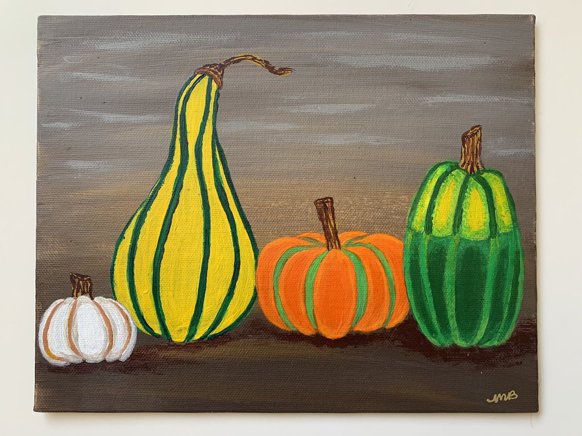 Luvbuzz_Art's tweet photo. “Gourds”, original acrylic painting on canvas board. Available in my @Etsy shop https://t.co/Ui3m8TWZ25
#artwork #Original #OriginalArtwork #acrylicpainting #gourds #art #artistsontwitter #etsy #etsyseller #luvbuzzart #ShoppingOnline #interiordesign #ArtistOnTwitter #Sell https://t.co/WwmkMTrA3y