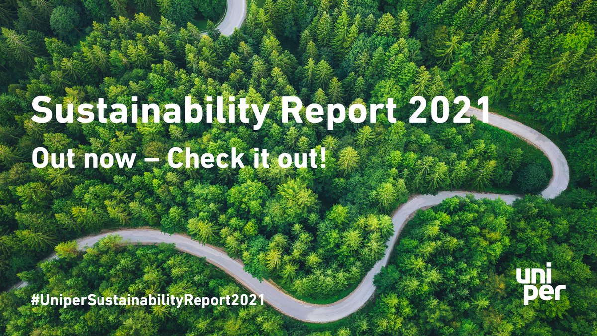 uniper_energy's tweet photo. In our new #UniperSustainabilityReport2021, you'll learn how we're managing to meet rising #EnergyDemand while driving the transition to a #CO2neutral future. 💚
Find out more in our new report: https://t.co/OLoydH3TEV
🔜 Our #UniperThemeWeek about it starts Monday 👀 https://t.co/G55Rt3n6mC